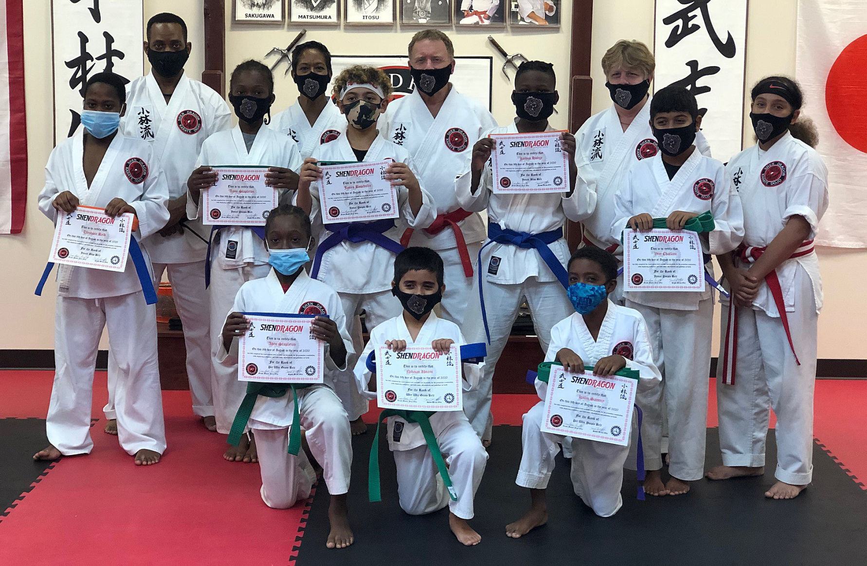 Shen Dragon Karate Kids promotions